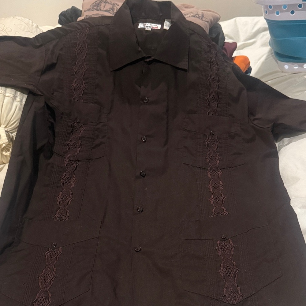 Classy Cuban cigar button up Shirt